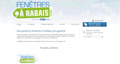 Desktop Screenshot of fenetresarabais.com